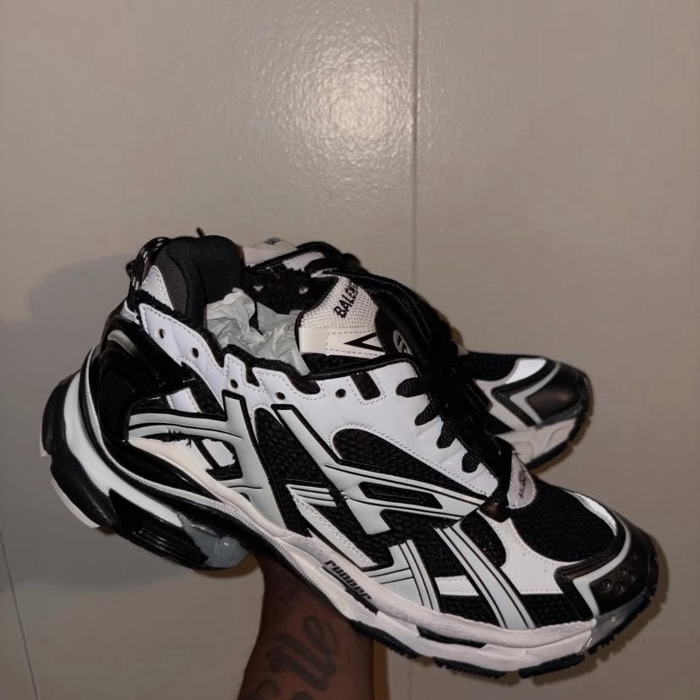 Balenciaga Monochrome Athletic Shoes - Picture 2 of 2